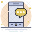 Mobile Conversation Mobile Chat Communication Icon