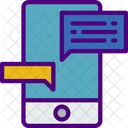 Mobile Conversation Mobile Chat Mobile Chatting Icon