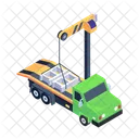 Mobile Crane Crane Vehicle Crane Truck Icon