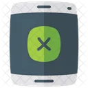 Mobile Cross Cancel Sign  Icon