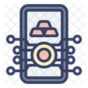Mobile Crypto Crypto Currency Icon