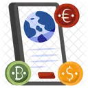 Mobile Currencies Mobile Cryptocurrencies Crypto Icône