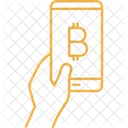 Mobile Cryptocurrency Mobile Bitcoin Mobile Btc Icon