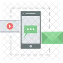 Mobile Cummunication Technology Social Icon