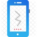 Mobile Damage Mobile Brokem Mobile Crack Icon