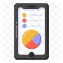 Data Analytics Mobile Data Infographic Icon