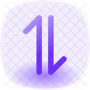 Mobile Data Arrow Icon