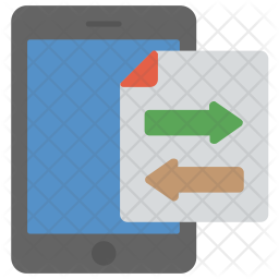 Mobile Data Exchange Icon