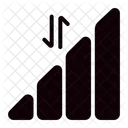 Mobile Data Connection Signal Range Icon