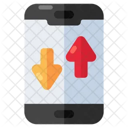 Mobile Data Transfer  Icon
