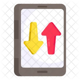 Mobile Data Transfer  Icon