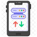 Phone Dataserver Mobile Data Transfer Mobile Server Icon