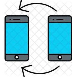 Mobile Data Transfer  Icon