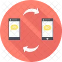 Mobile Data Transfer Content Data Icon