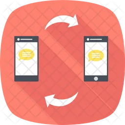 Mobile data transfer  Icon