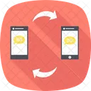 Mobile Data Transfer Content Data Icon