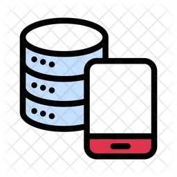Mobile Database  Icon