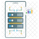 Mobile Data Mobile Storage Mobile Database Icon