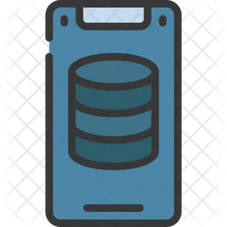 Mobile Database  Icon