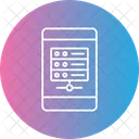 Mobile Database App Database Icon