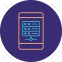 Mobile Database  Icon