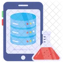 Mobile Daten Mobile Datenbank Mobiler Server Symbol