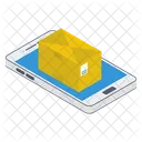 Mobile Parcel Mobile Package Mobile Delivery Icon