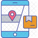 Mobile Tracking Mobile Delivery Location Online Gps Icon
