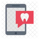 Mobile Dental Appointment  Icon