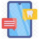 Mobile Dental Chat  Icon