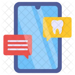 Mobile Dental Chat  Icon