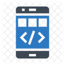 Mobile Coding Phone Icon