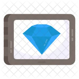 Mobile Diamond  Icon