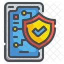 Mobile Digital Security Mobile Security Smartphone Icône