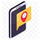Mobile Map Mobile Location Mobile Direction Icon