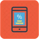 Mobile Discount Percentage Icon
