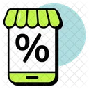 Mobile Discount  Icon