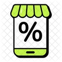 Mobile Discount  Icon