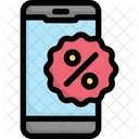 Mobile Discount Online Discount Sale Icon