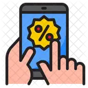 Mobile Discount  Icon