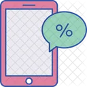 Mobile Discount  Icon