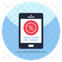 Mobile Discount  Icon