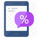 Mobile Discount  Icon