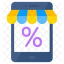 Mobile Discount  Icon