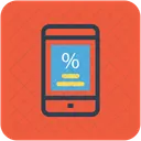 Mobile Discount Percentage Icon
