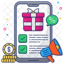 Mobile Discount Promotion Discount Publicity Discount Campaign Icon