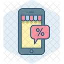 Mobile Discount Store  Icon