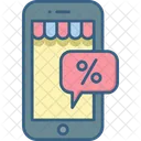 Mobile Discount Store  Icon