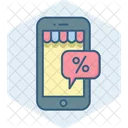 Mobile Discount Store Discount Mobile Icon