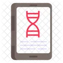 Mobile Dna Deoxyribonucleic Acid Dna Strand Icon